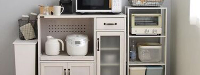 売れ筋アイテムラン ニトリ 食器棚 レンジ台 一人暮らし用 ホワイト 直接引き取り6500円 キッチン収納 Alrc Asia