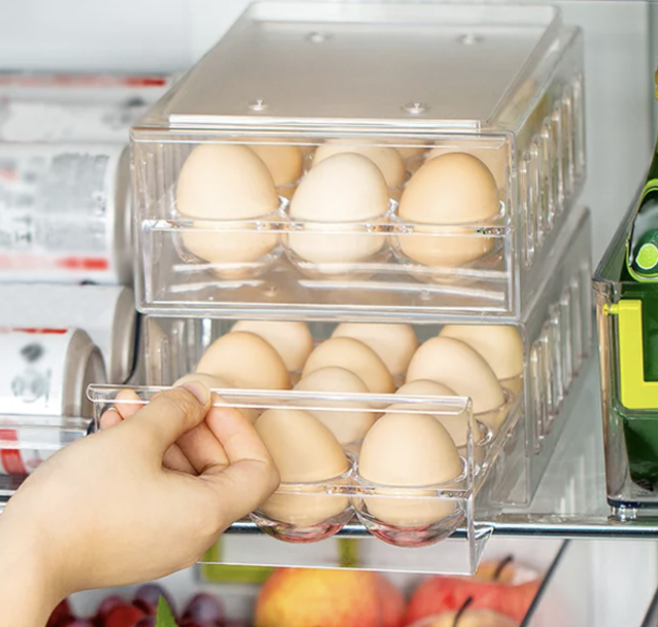 MFEI 冷蔵庫収納 卵入れ 12個