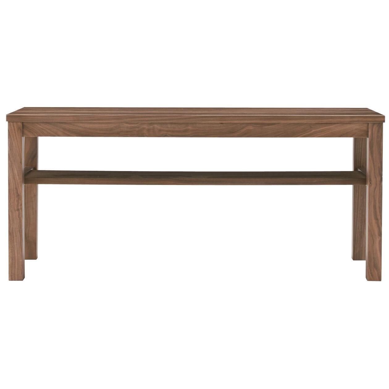 木製ベンチ/板座/ウォールナット材 （無印良品）