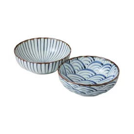 西日本陶器 有田焼 持ちやすい絵変りボウル