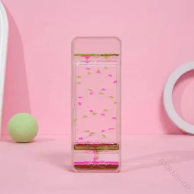 スクエアスライド　フローティング　オイル砂時計（B Baosity）