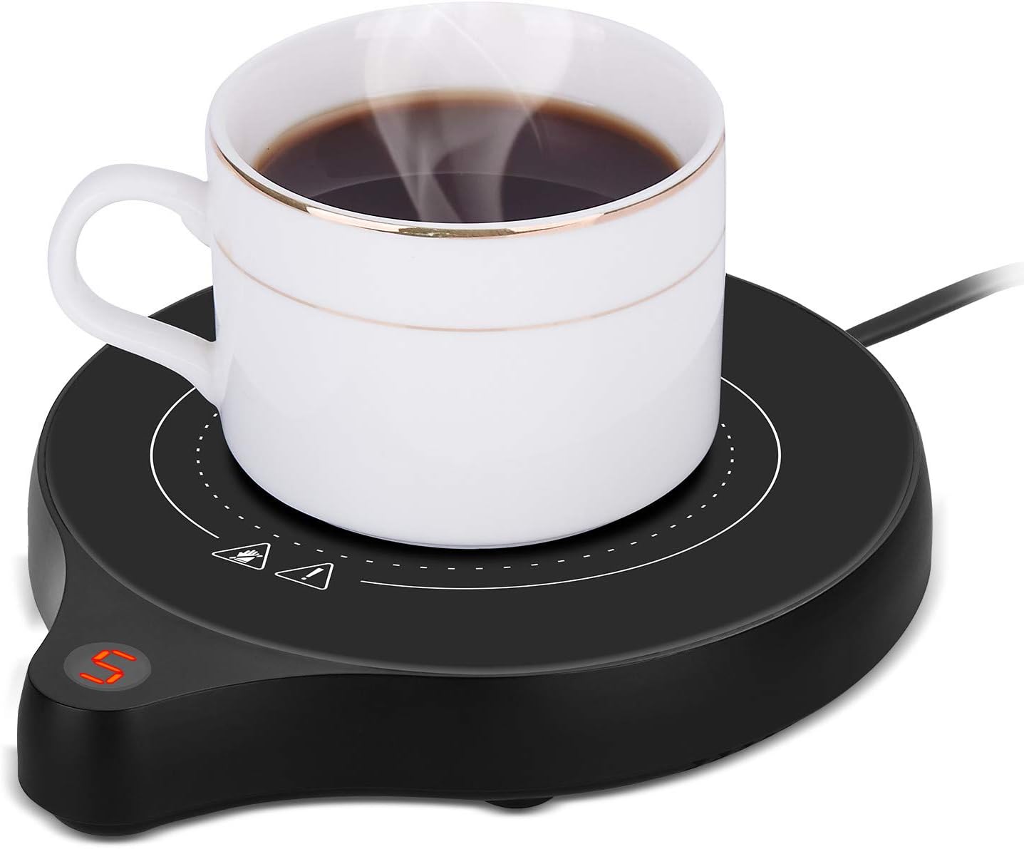 コーヒーカップウォーマー5つの温度設定を備えた電気飲料（PGVAVA）