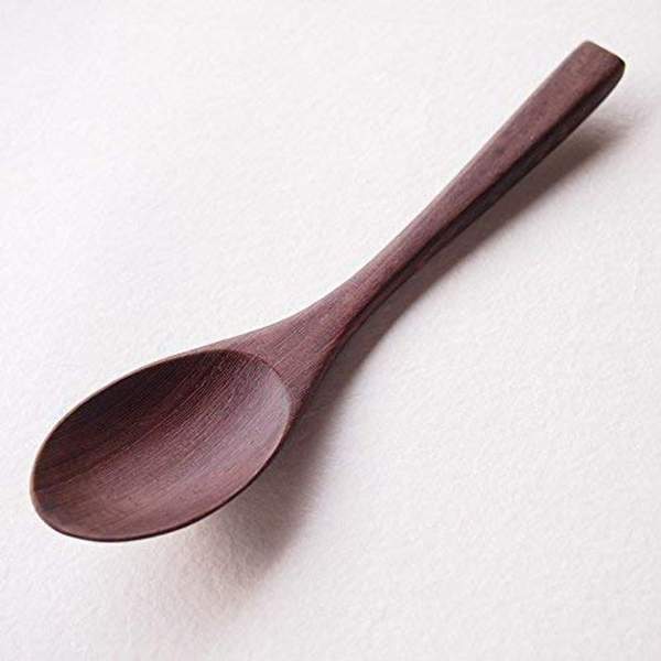 木製 和の匙 （M） 鉄刀木製