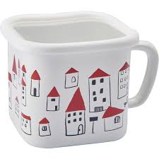 豊琺瑯 マルチスクエアポット ネイビー OHANA 1450ml