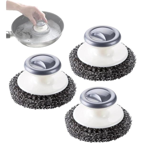 ステンレスたわし 金属たわし 3個セット (HAMILO)