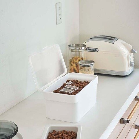 山崎実業(Yamazaki) 密閉ペットフードストッカー