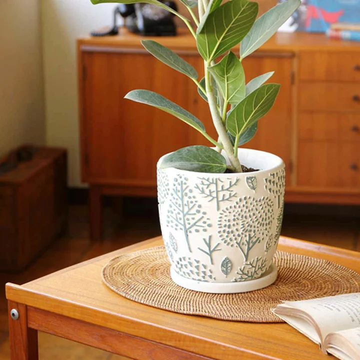 スパイス 植木鉢 レリーフプランター Lサイズ 5号