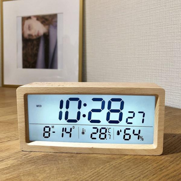 Electime デジタル目覚ましオルゴール時計