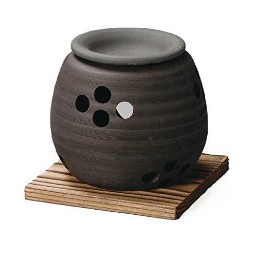 ヤマキイカイ 石龍黒泥大丸茶香炉 G-1606