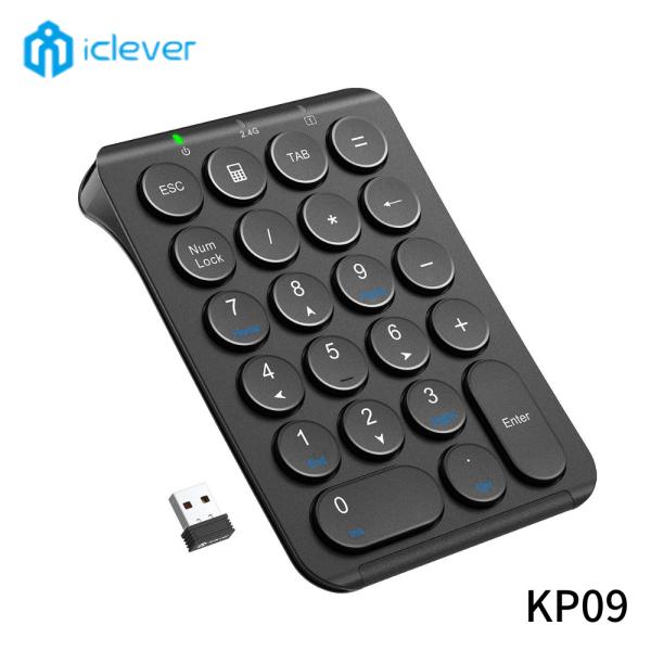 iClever Bluetooth ワイヤレス数字キーボード IC-KP11