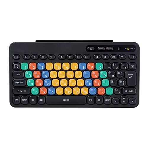 エレコム ワイヤレスキーボード Bluetooth 子供用 KEY PALETTO