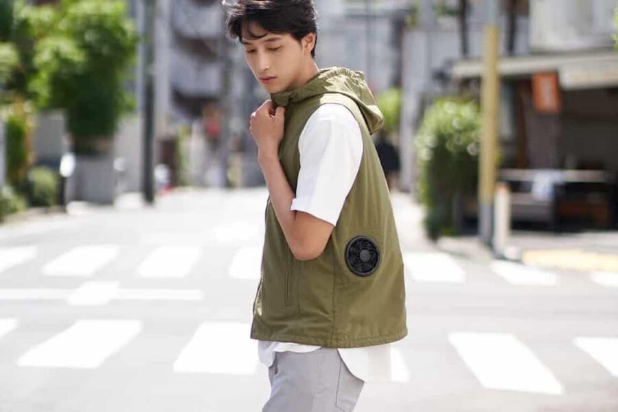 NAFCO ファン付きベスト　空調服 タイムセール！ NAFCO ファン付きベスト 空調服 Feel sky ファン