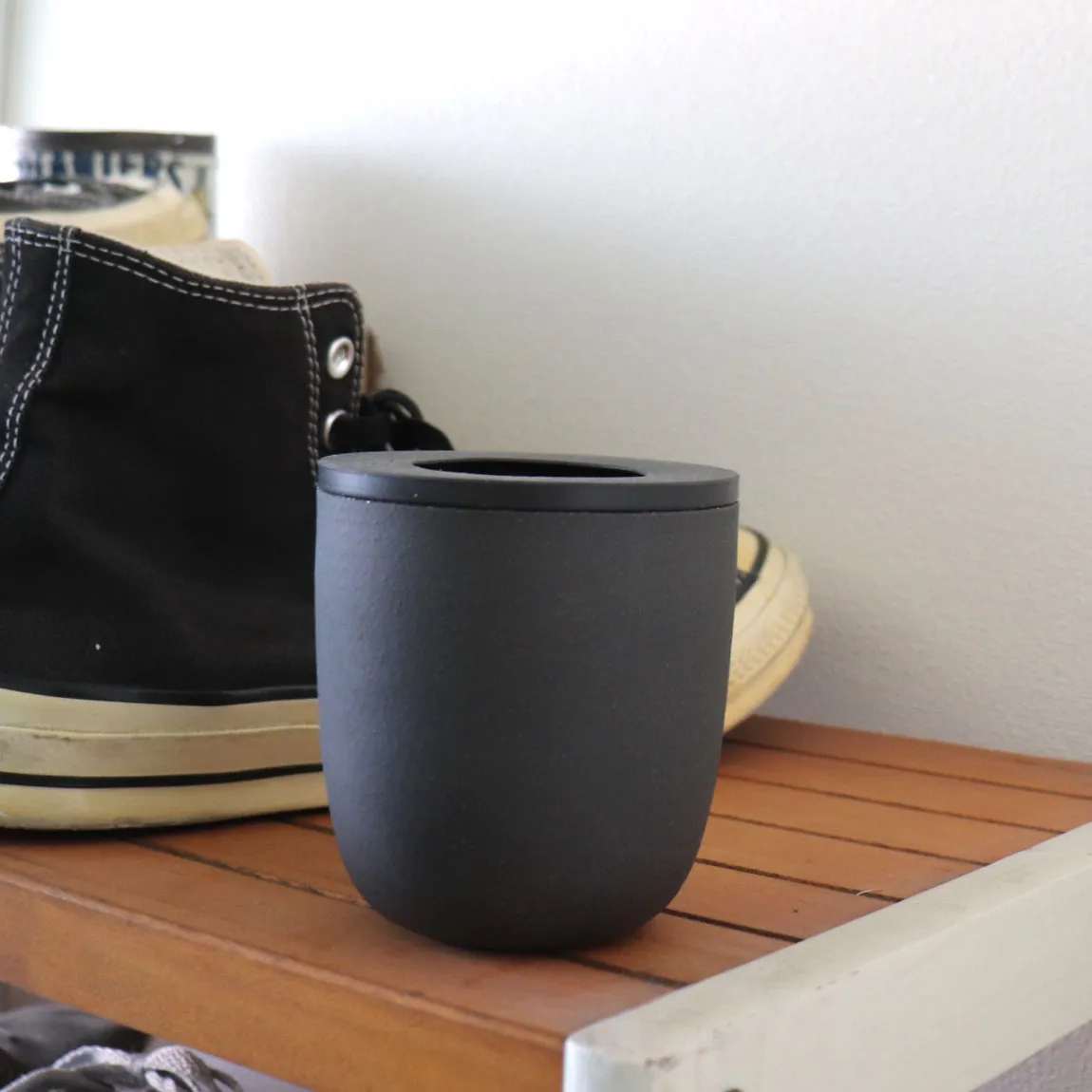 ノーブランド 木製コーヒーかす消臭ポット